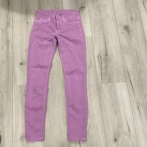 HUDSON lavender jeans; size 24